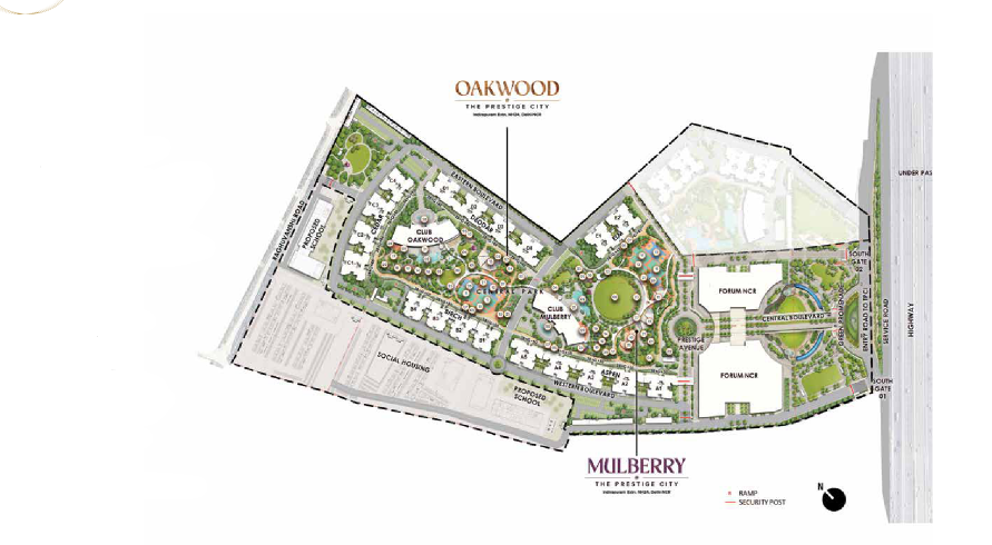 Prestige Mulberry,Master Plan | DhanBhumi