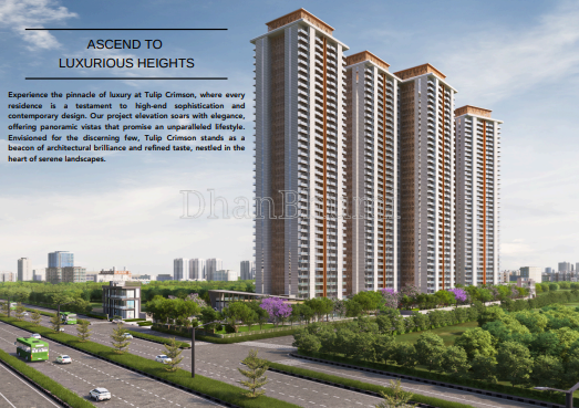  Tulip Crimson - new launch property in India | DhanBhumi 