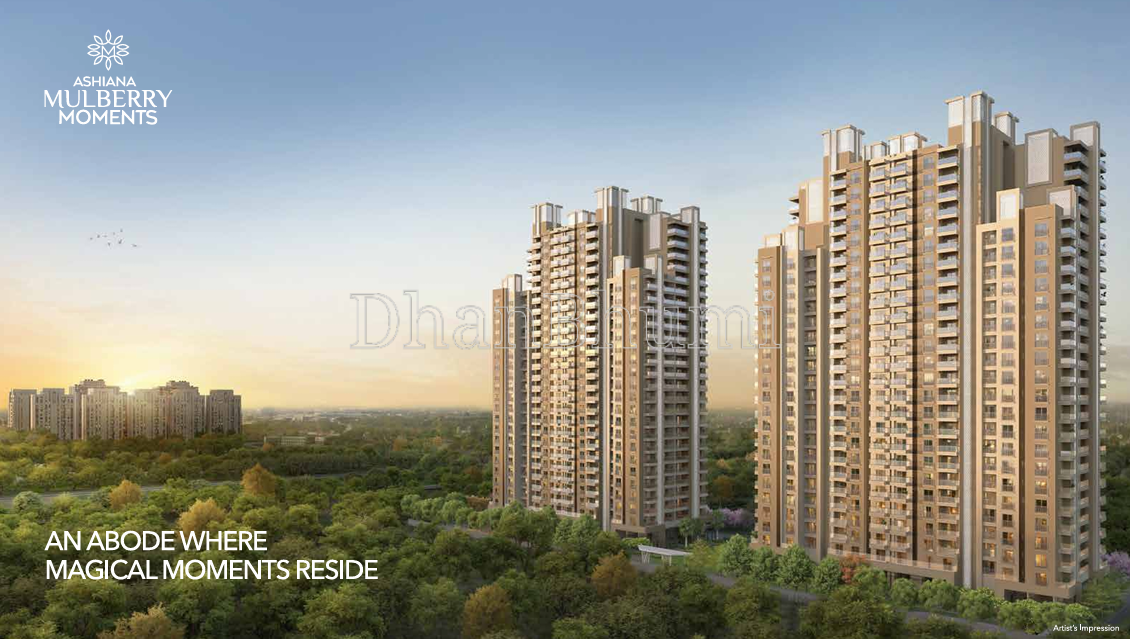 3BHK ,Ashiana Mulburry | Dhanbhumi