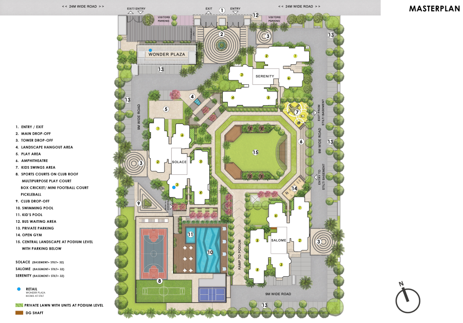 Elaira Residences Phase-2,Master Plan | DhanBhumi