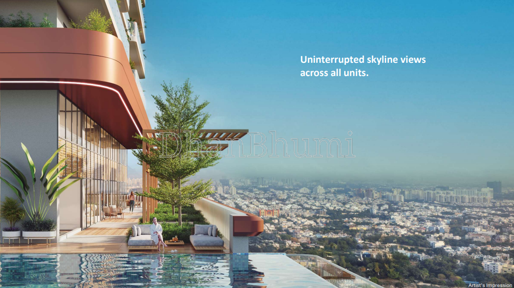 3BHK ,The Dualis | Dhanbhumi